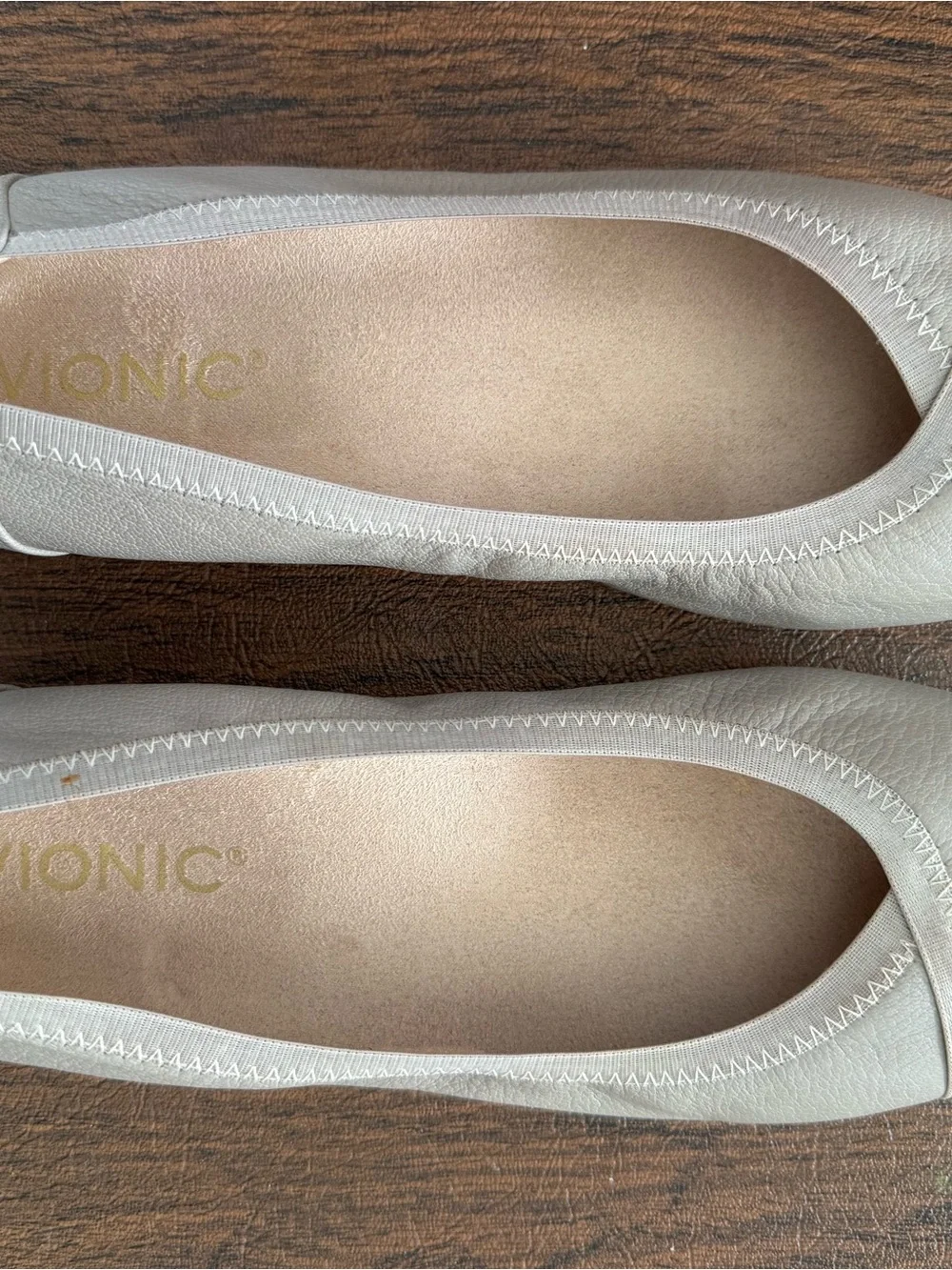 Vionic Women's Neutral Ballet Flats - Comfortable Slip-On